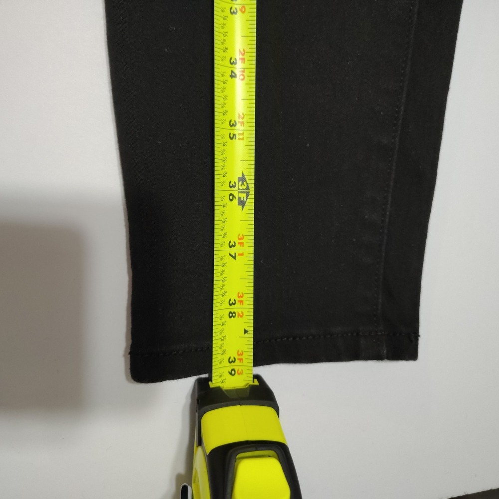 No Boundaries Black Denim Jeans Women's Size 15‎ Straight Leg Mid Rise - Picture 7 of 9